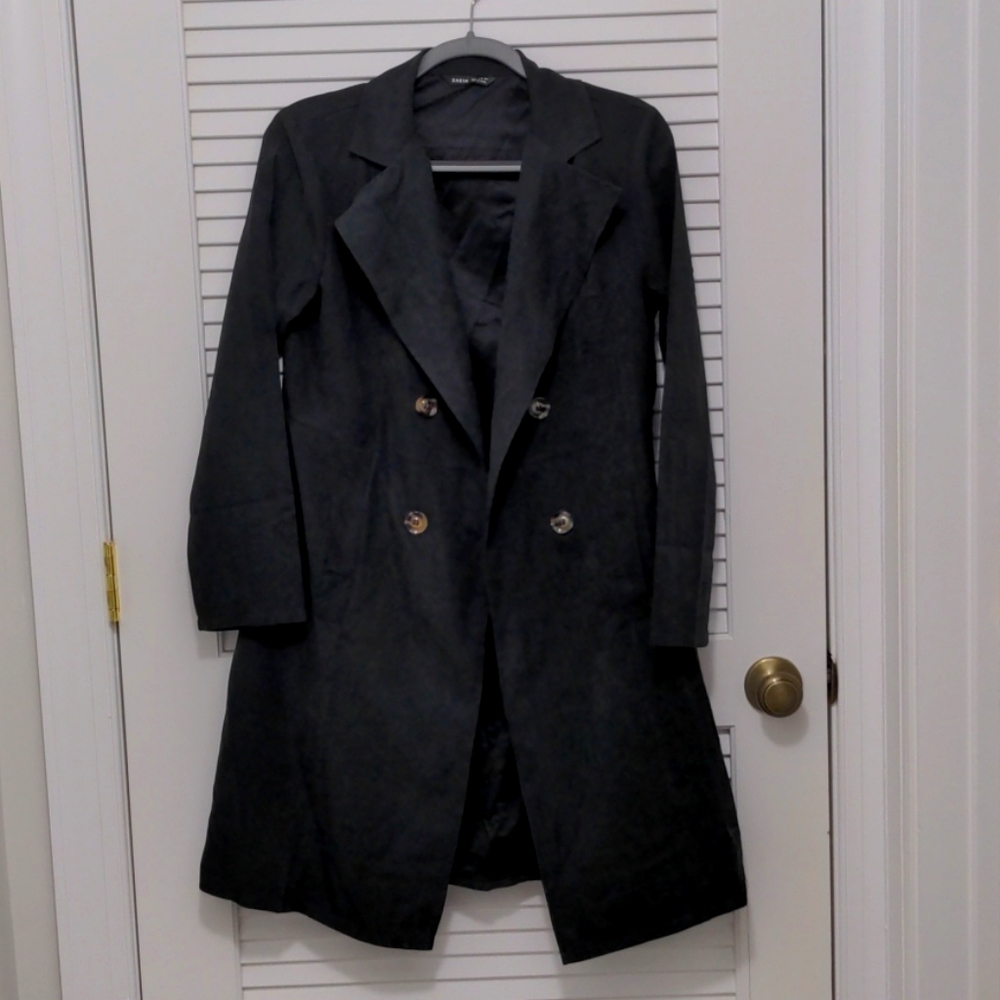 Double-breasted Pocket Side Coat